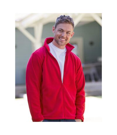 Russell Mens Full Zip Outdoor Fleece Jacket (Classic Red) - UTBC575