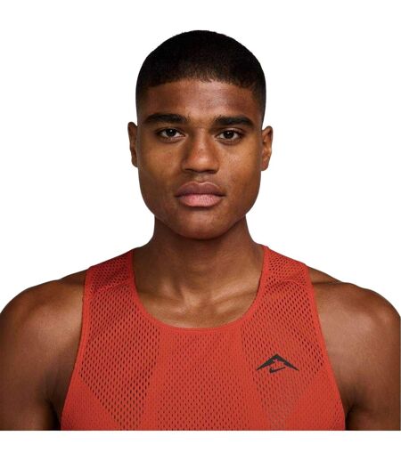 Mens Trailwind Dri-fit Race Vest Red Black Nike