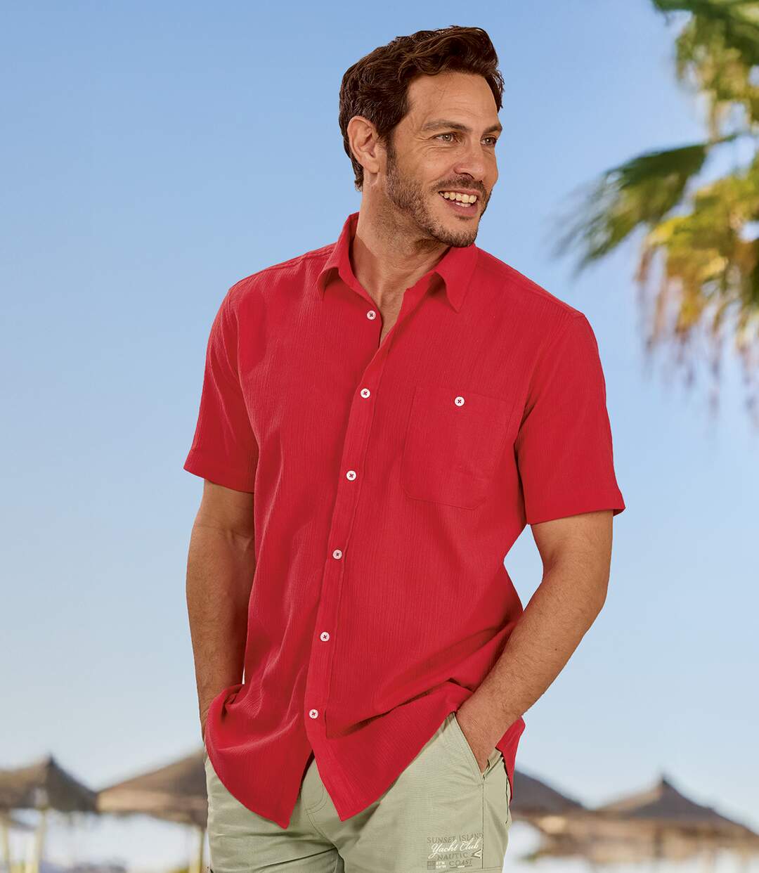 La Chemise Crépon Manches Courtes-2