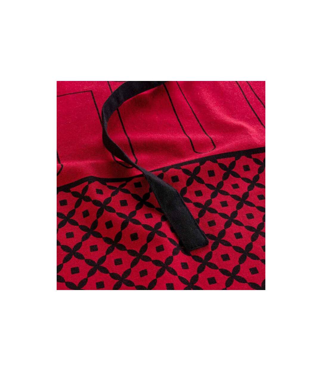 Tablier en Coton Recyclé Cuisiline 84cm Bordeaux-2