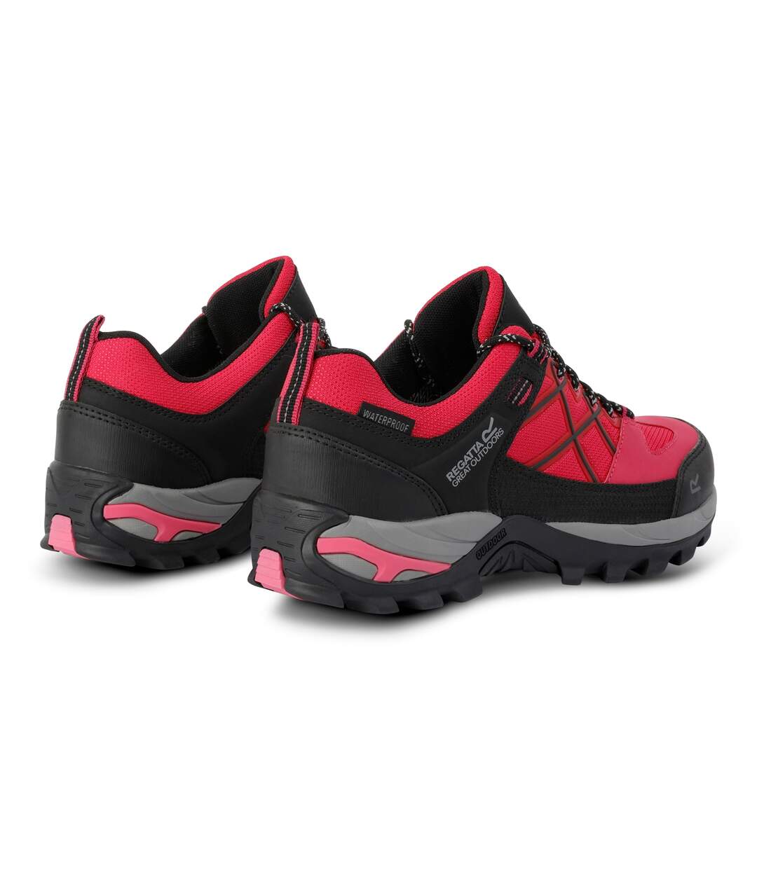 Chaussures De Marche Samaris Femme Rose Fluo Regatta-2