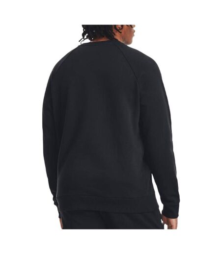 Sweat noir homme under armour rival fleece crew - xl