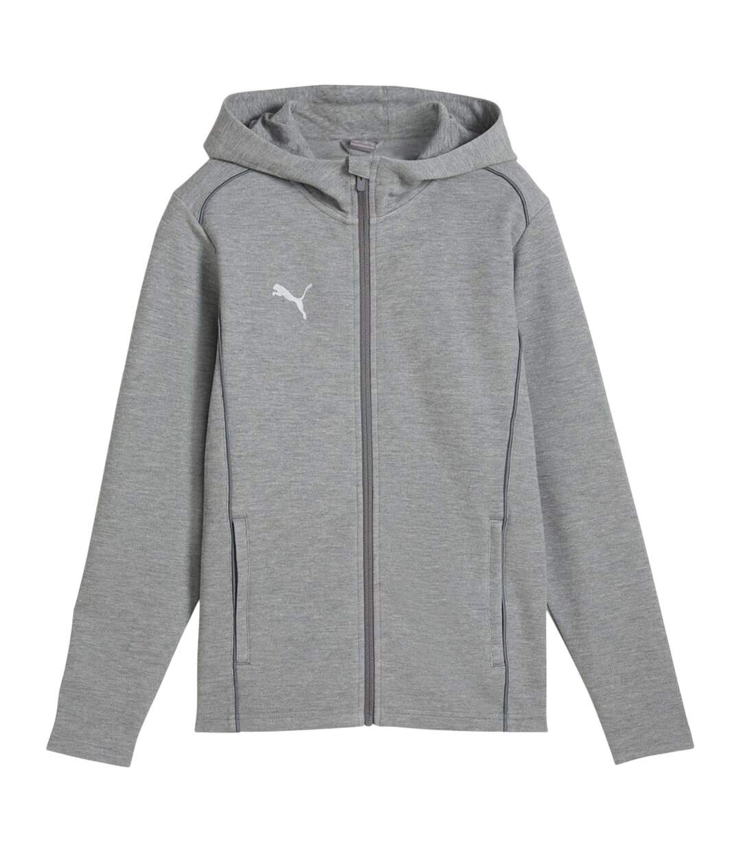 Veste À Capuche Teamfinal Casuals Homme Gris Puma-1