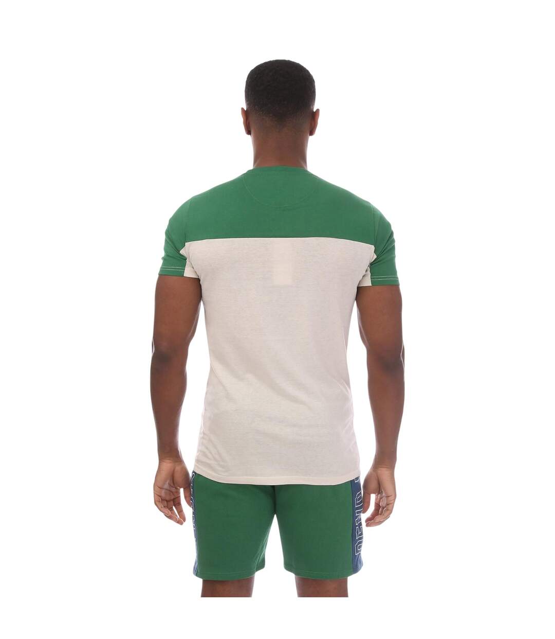 T-shirt Motif/style Blocs De Couleurs Homme Beige Gris Vert Imprimé DFND London-2