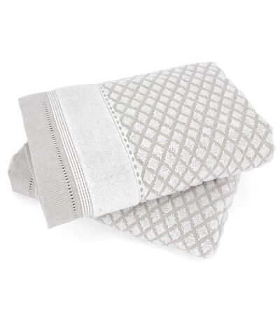 Lot de 2 serviettes toilette LINEN