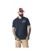 Polo homme avec logo et badges en coton Calif Vondutch-1