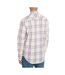 Chemise Manches Longues Écru Homme Tommy Hilfiger Poplin Check - XXL