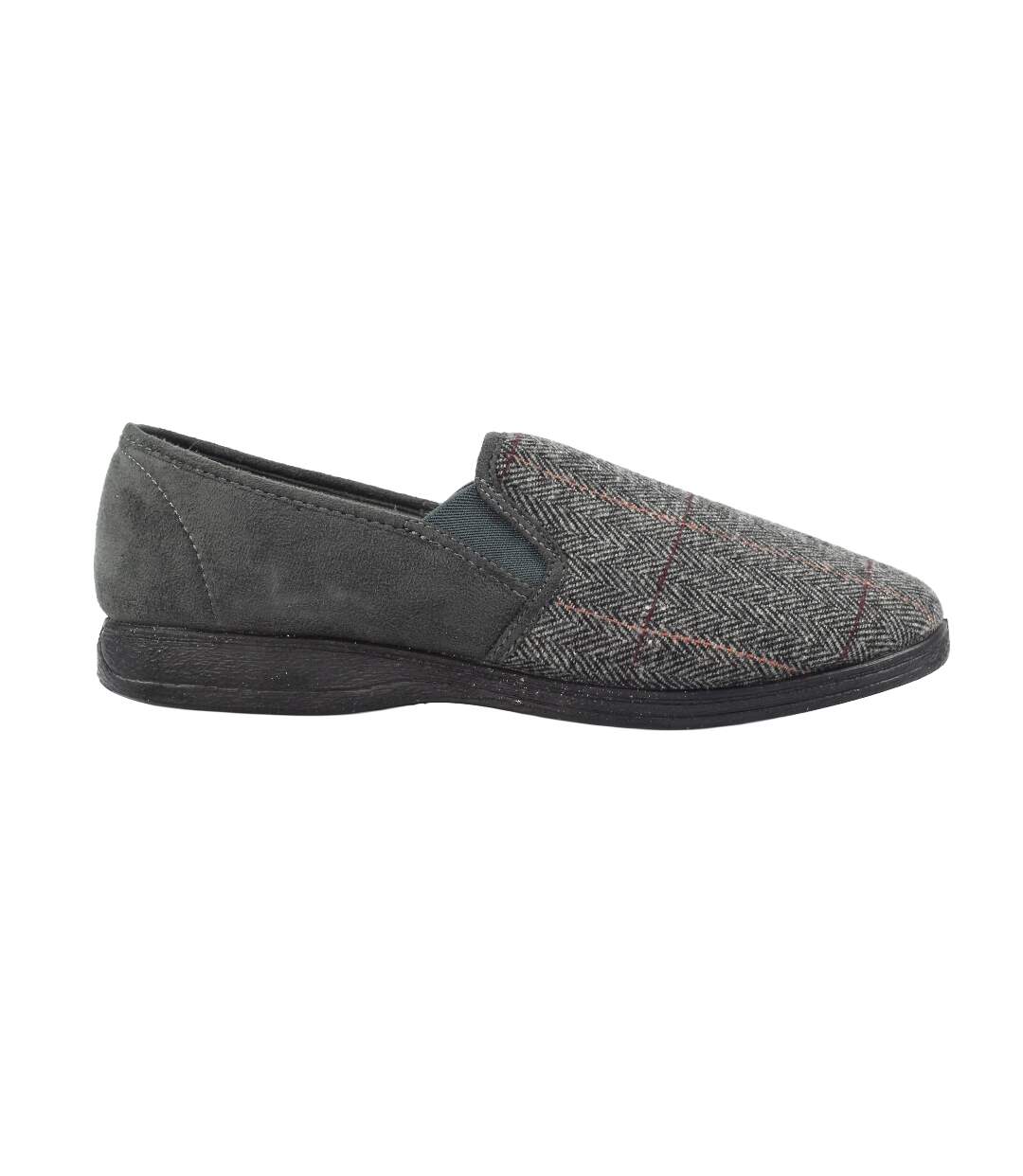 Chaussons harrison homme gris Lazy Dogz-4