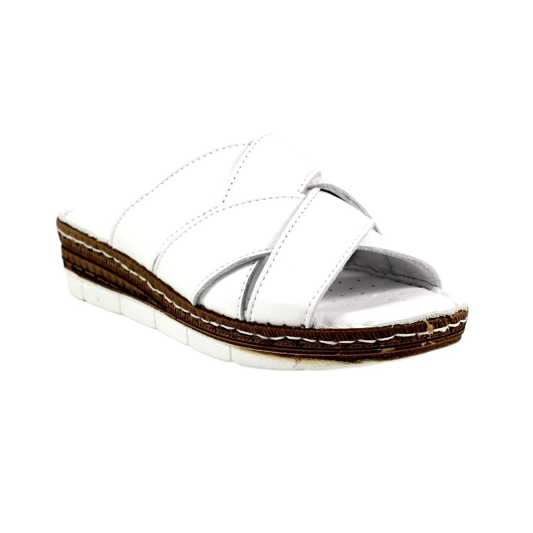 Sandales gwen femme blanc Lunar-1