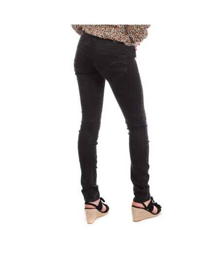 Jean Slim Noir Femme G-Star Arc 3D - W25-L34