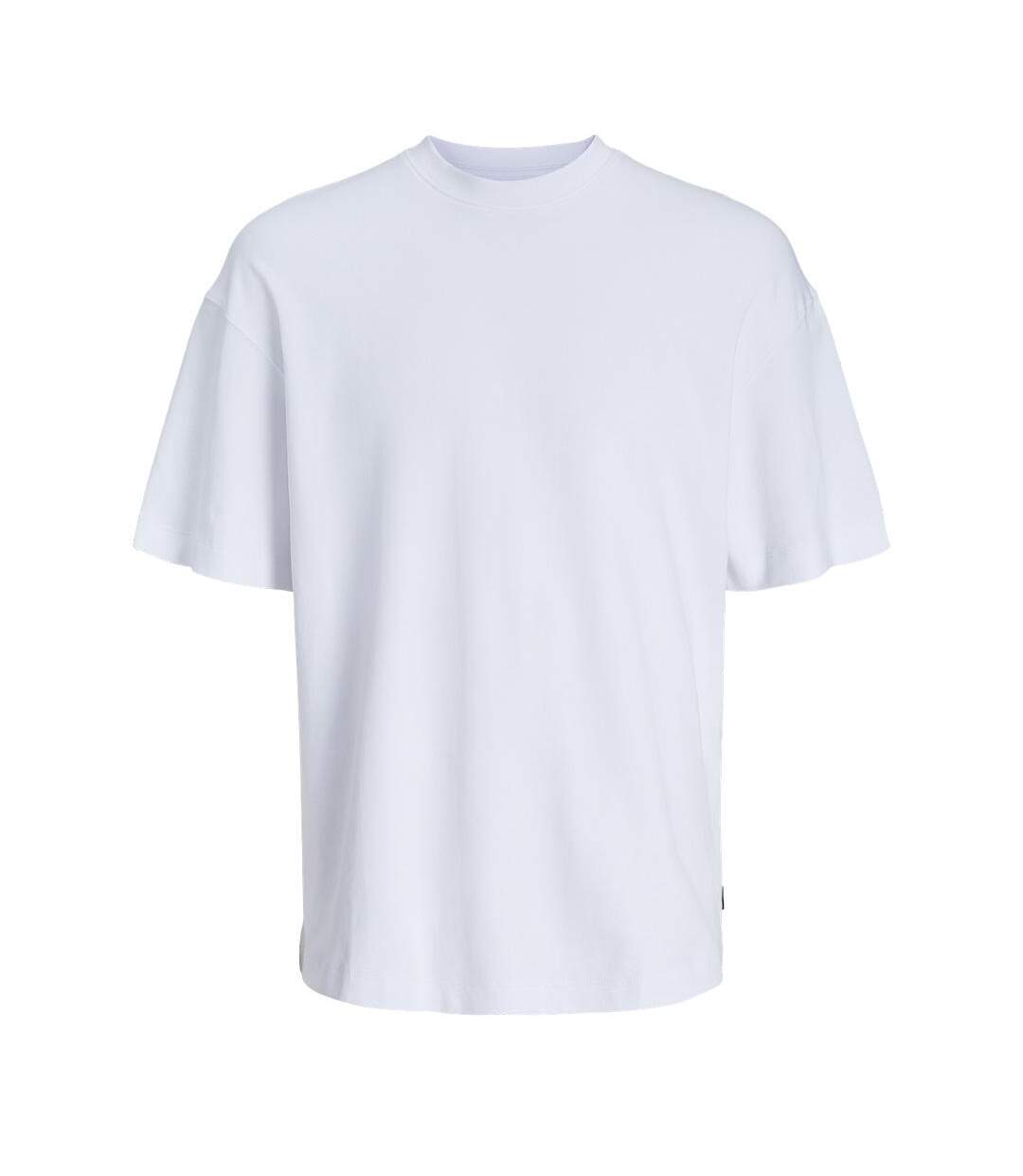 T-Shirt blanc homme jack & jones edge-3