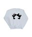 Disney Pantalon de survêtement Mickey Minnie Kiss Silhouette Womens/Ladies (Blanc) - UTBI28431-1