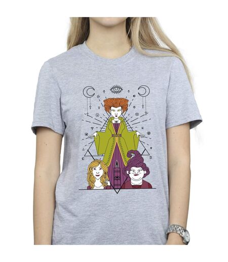 Disney Femme/Les femmes - T-shirt boyfriend en coton Hocus Pocus Candle (Gris sportif) - UTBI20319