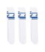 Lot De 3  Chaussettes Nsw Essential Adulte Blanc Bleu Nike-2