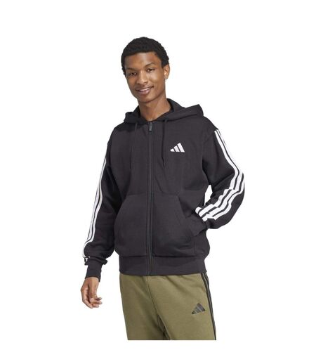 Veste À Capuche 3s Homme Noir Blanc Adidas