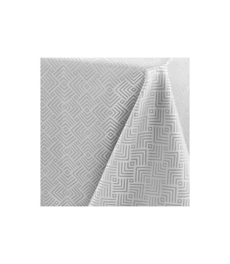 Nappe Jacquard Imprimé Azuline 140x250cm Gris