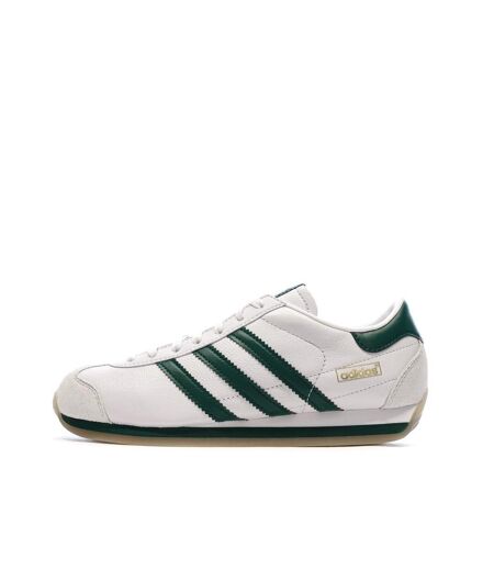 Baskets blanc/vert homme adidas country japan