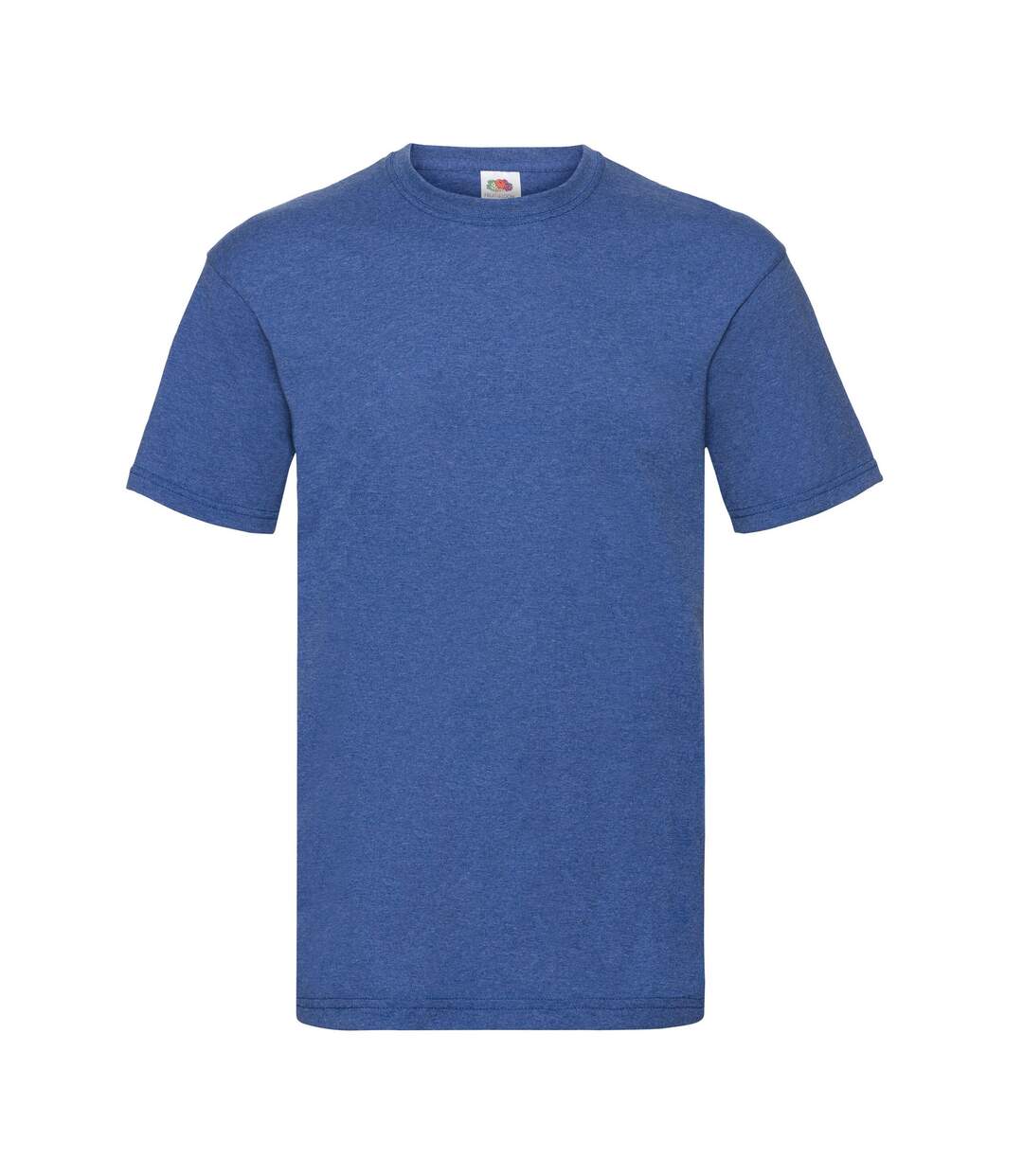 Mens Valueweight Heather T-shirt Retro Royal Fruit Of The Loom-1