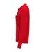 SOLS Womens/Ladies Perfect Long Sleeve Pique Polo Shirt (Red) - UTPC3999