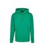 Sweat À Capuche Basic Homme Vert Gazon Build Your Brand-1