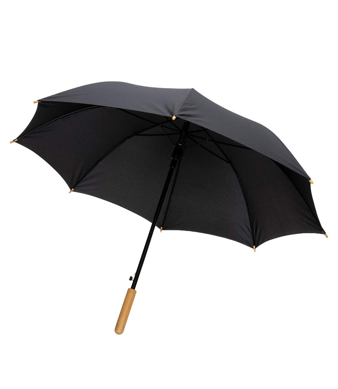 Impact aware bamboo rpet stick umbrella one size black XD Collection-1