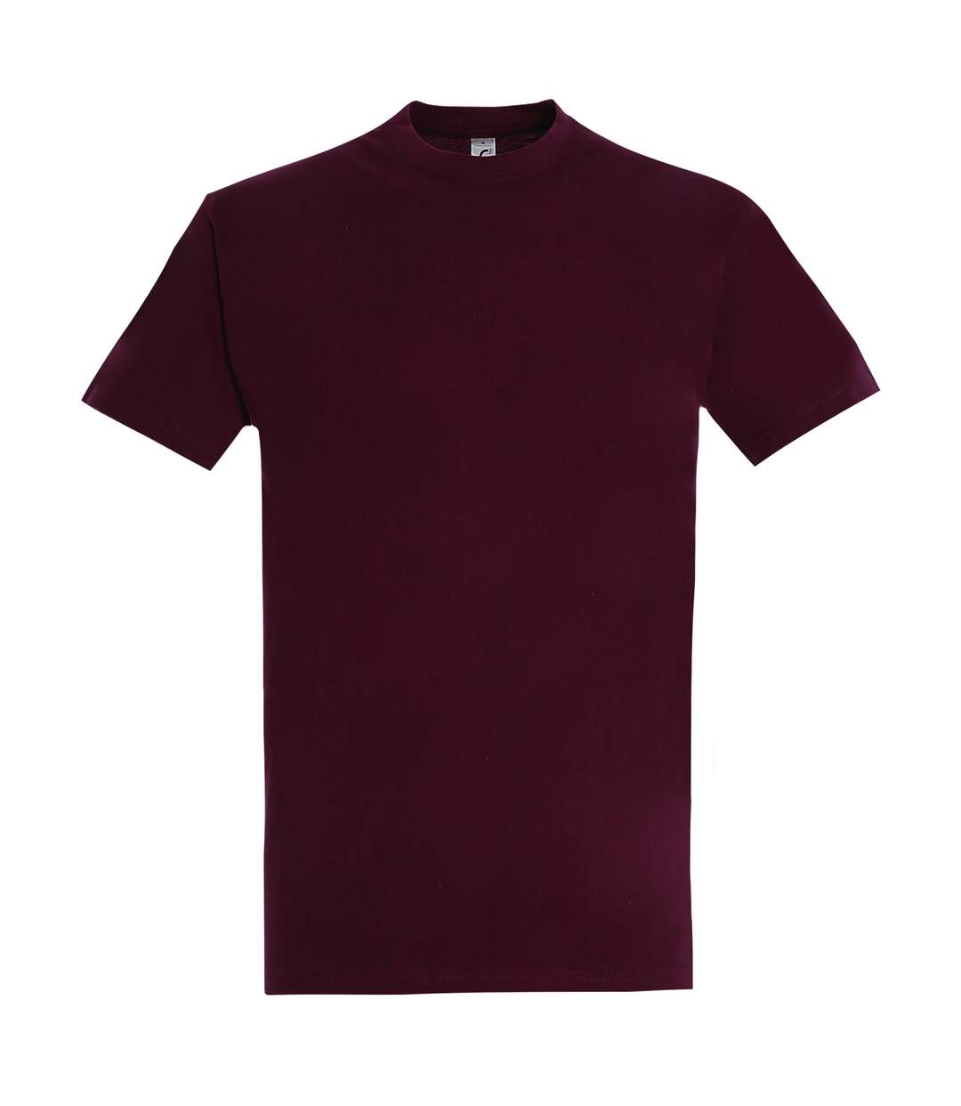 SOLS Mens Imperial Heavyweight Short Sleeve T-Shirt (Burgundy)