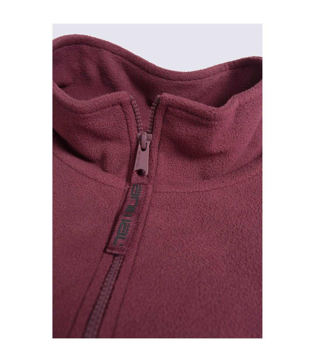 Prague Polaire Demi-zip Homme Bordeaux Animal-4