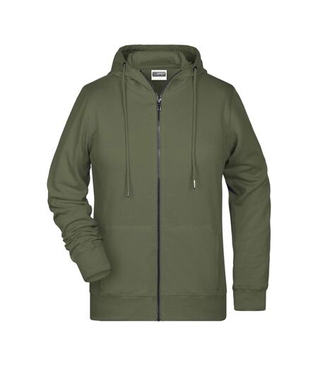 Veste À Capuche Femme Olive James And Nicholson