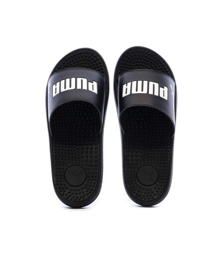 Claquettes noires homme puma softride
