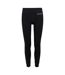 Womens/ladies Thermal Stretch Leggings Black Regatta-1