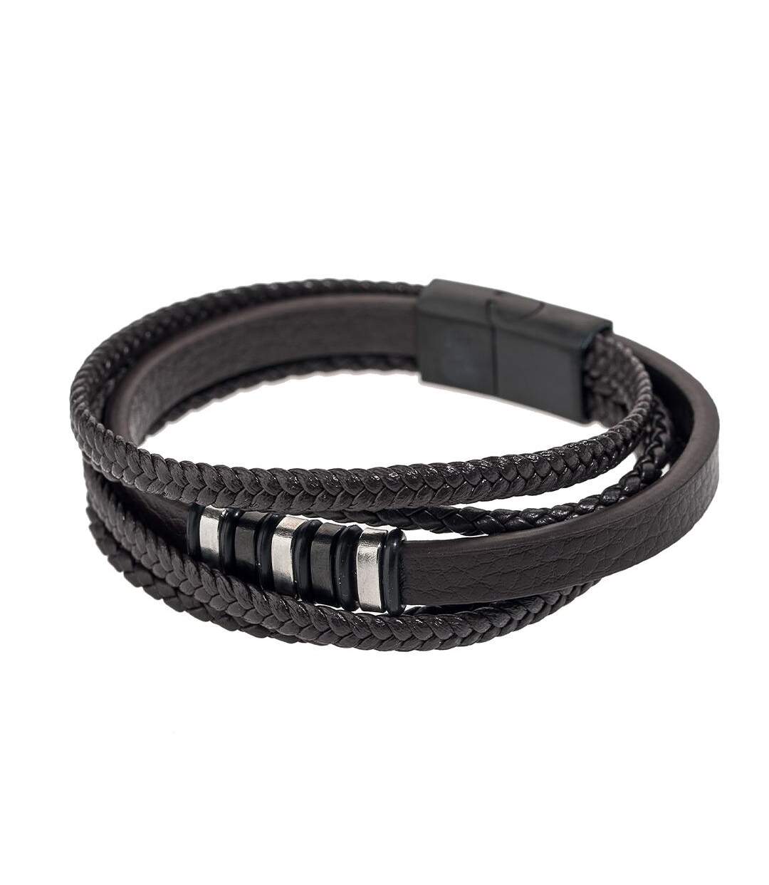 Bracelet noir geographical norway 315117 - taille unique-1