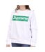 Sweat Blanc/Vert Femme Supreme Grip Rosalba - S