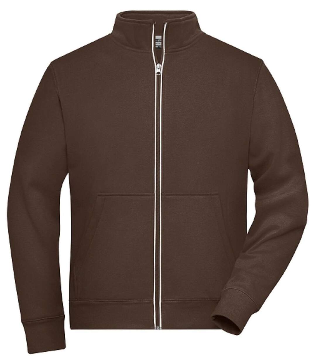 Veste sweat zippée workwear - Homme - JN1810 - marron