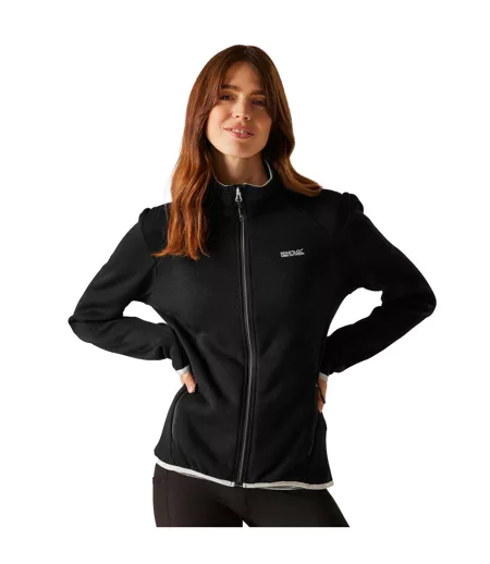 Veste Polaire Newhill Femme Noir Blanc Regatta