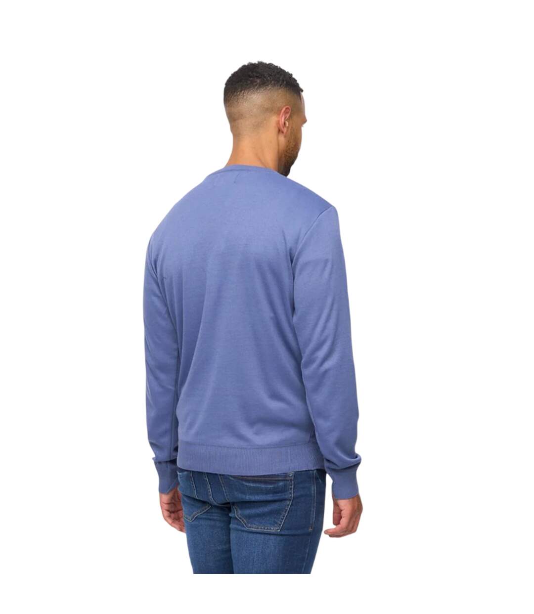 Pull Tinworth Homme Bleu Denim Chiné Bewley & Ritch-3