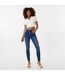 Womens/ladies Aimie Skinny Jeans Mid Indigo Jack Wills-1