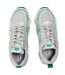 Womens/ladies Rhinestone Mesh Chunky Flat Trainers Green Multicoloured Steve Madden-3