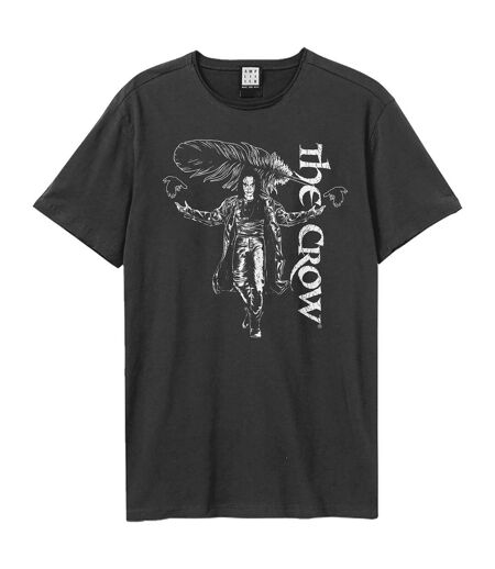 T-shirt unisexe adulte collage the crow charbon de bois Amplified