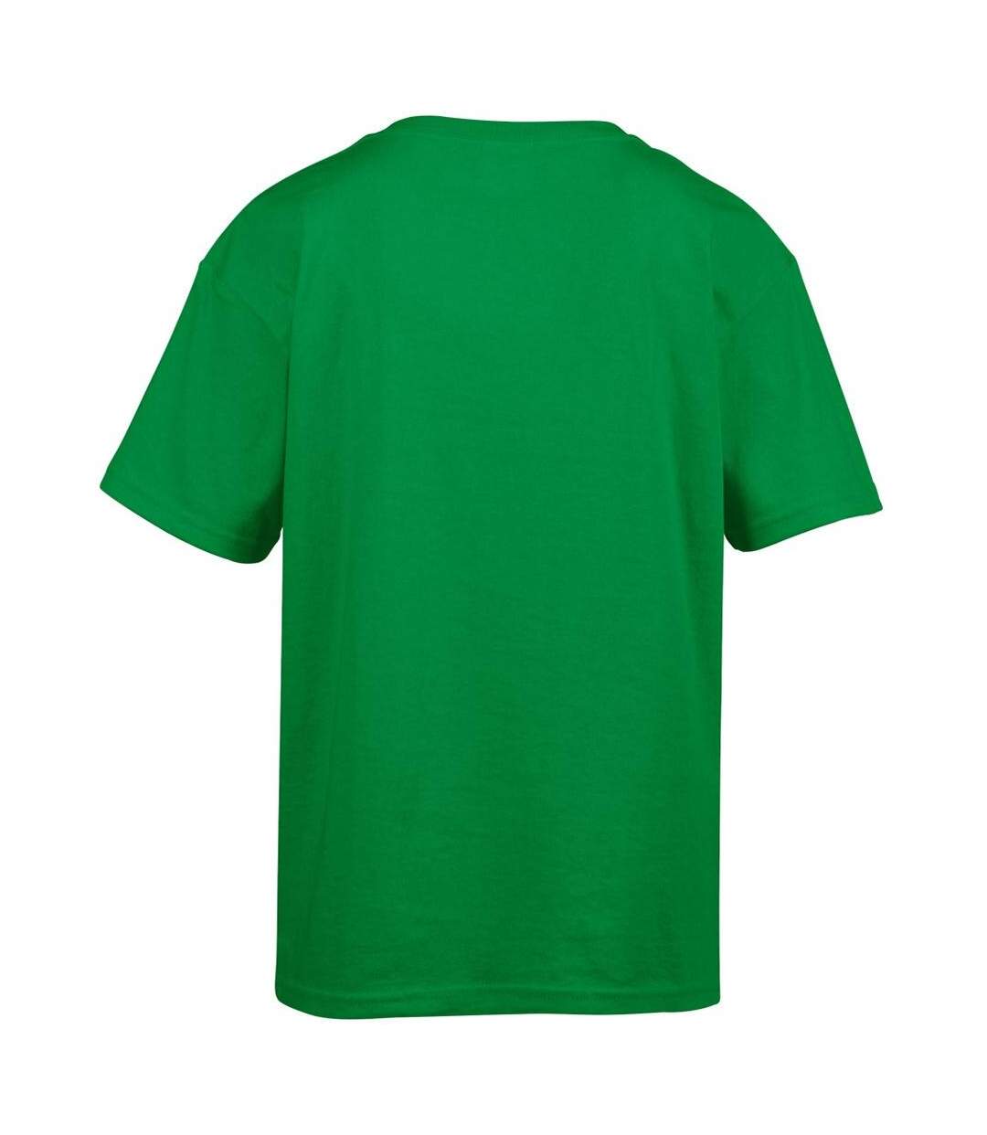T-shirt doux enfant vert irlandais Gildan-2