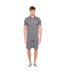 Mens Medford Pintuck Everyday Polo And Shorts Set Grey Duck And Cover-1