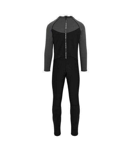 Mens grippy wetsuit black/dark grey/white Regatta