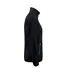 Womens/ladies Rocket Fleece Jacket Black Printer RED-3
