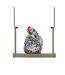 Chicken recycled plastic swing one size grey Gaun-2
