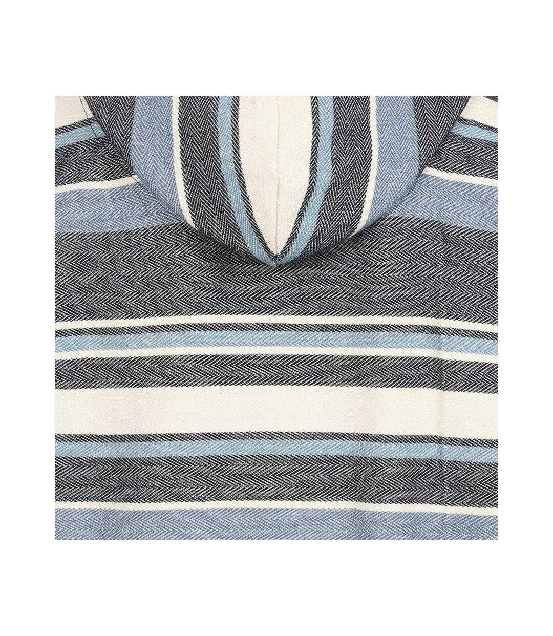 Veste À Capuche Motif/style Texturé Homme Bleu Marine Lazy Jacks-3