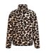 Haut Polaire Motif/style Imprimé Léopard Adulte Marron Noir SoulCal-2