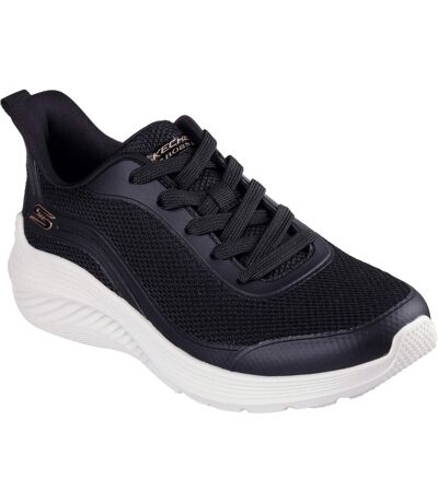 Womens/ladies bobs squad waves still wading trainers black Skechers