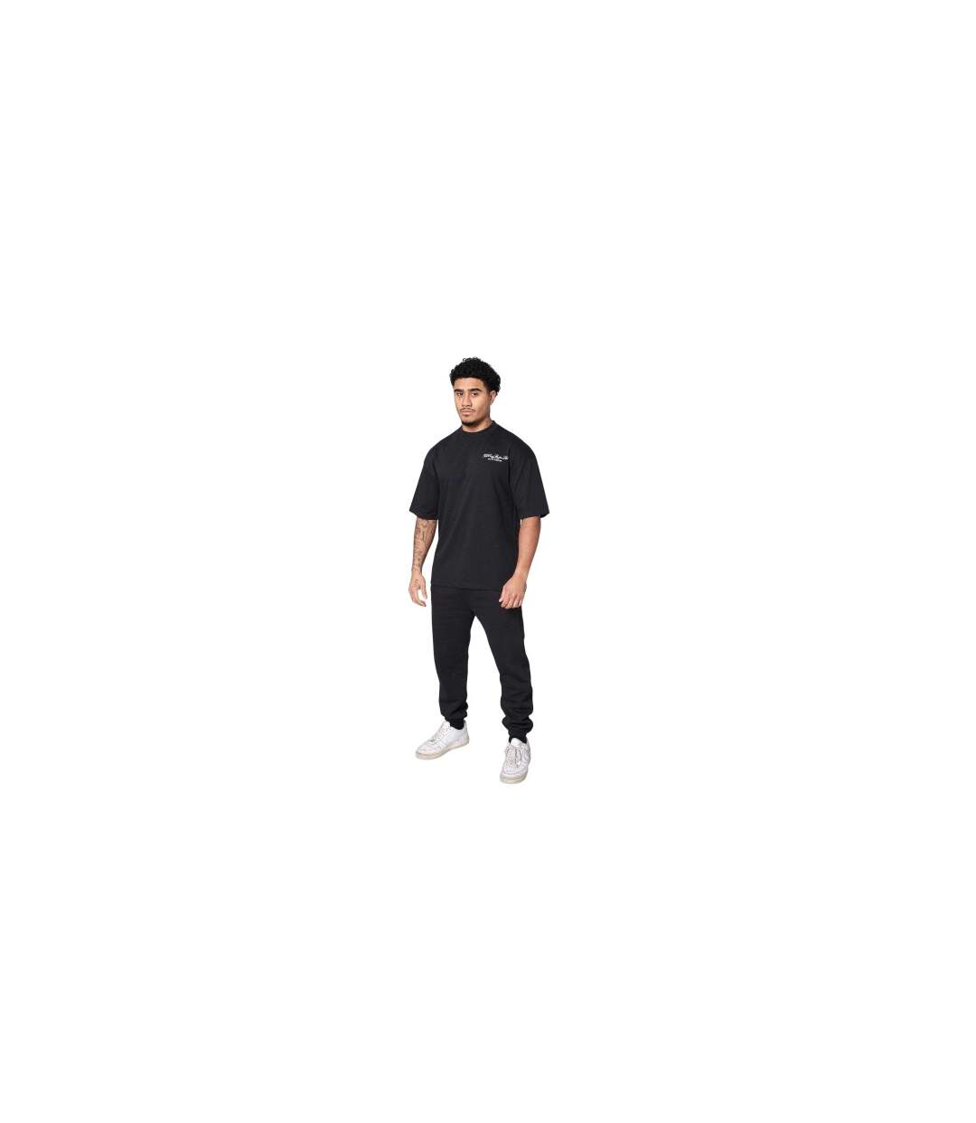 Mens Oversized T-shirt Black Tela Cruz-1