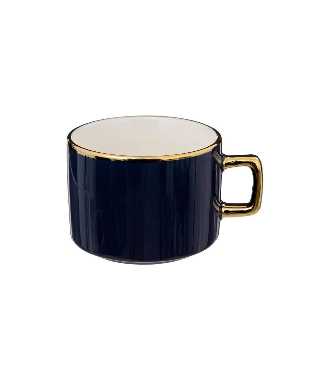 Lot de 4 Mugs sur Rack Etoiles 17cl Blanc & Bleu-5