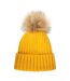 Mountain Warehouse Womens/Ladies Geneva Borg Lined Beanie (Yellow)