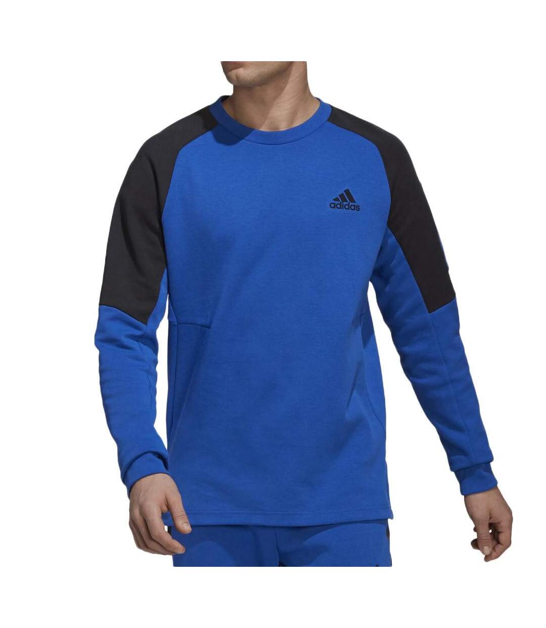 Sweat bleu homme adidas he9822 - m-1